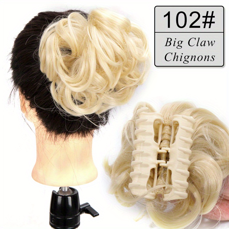 Messy Bun Hair Piece Tousled Updo Hairpiece