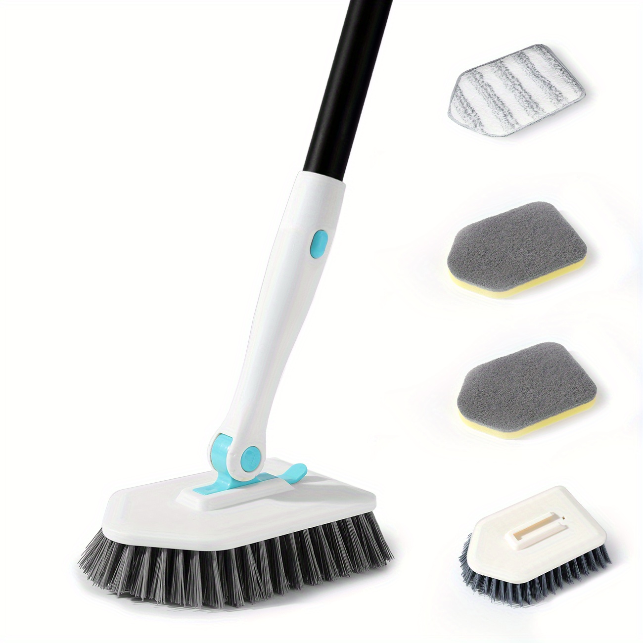 3 In 1 Floor Scrub Brush Bathroom Cleaning Brush Long Handle Removable  Wiper Magic Broom Squeegee Tile Kitchen Cleaning Tools – Cheap Home  Decoration Sale Online