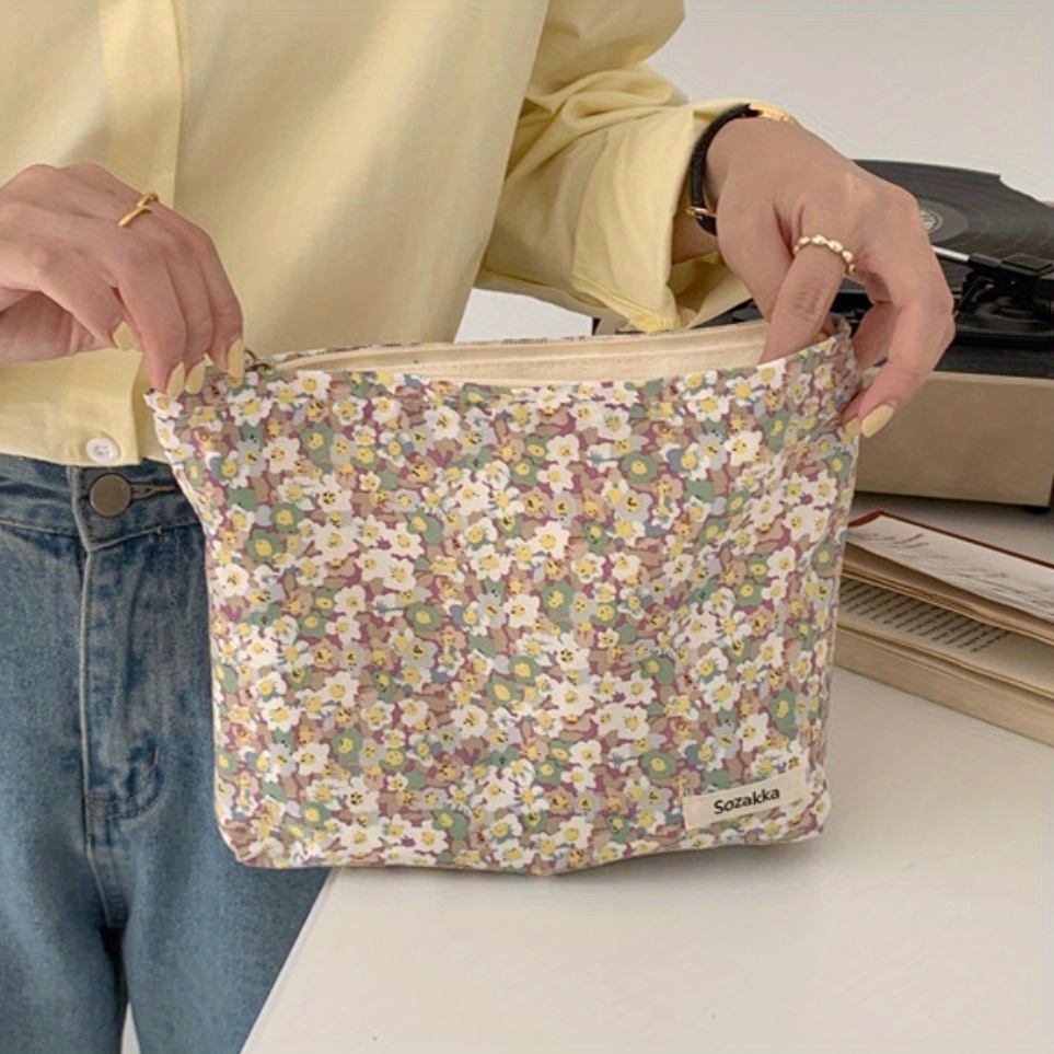 Canvas Cosmetic Bag