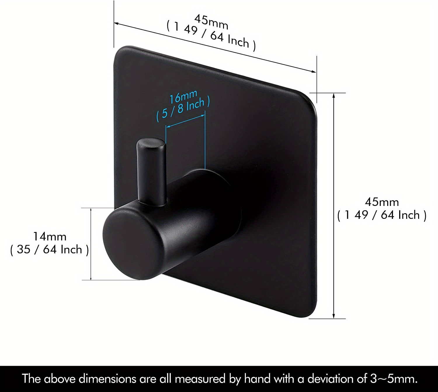 DEKAZIA® 8 Ganci Adesivi  Appendi Accappatoio Bagno Gancio Accappatoio  Doccia Ganci Adesivi Bagno Gancio Adesivo Appendi Asciugamani Bagno Adesivo  Appendini Adesivi ganci appendiabiti adesivi : : Fai da te