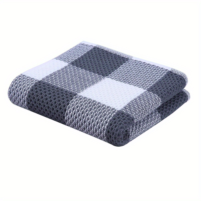  LJYLJR Cotton Check Plaid Kitchen Dish Cloths Dish Rags, Waffle  Weave Kitchen Dish Towels Hand Towel, Super Soft and Absorbent Kitchen Rags  Washcloths,13inchx13inch 6 Pack (Multi) : Home & Kitchen