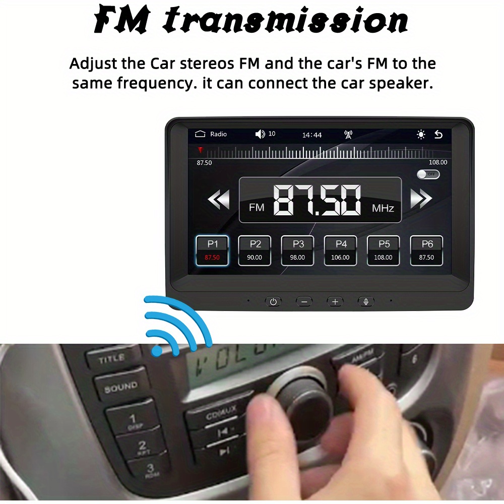 Reproductor multimedia de vídeo y Radio para coche, de 7 pulgadas