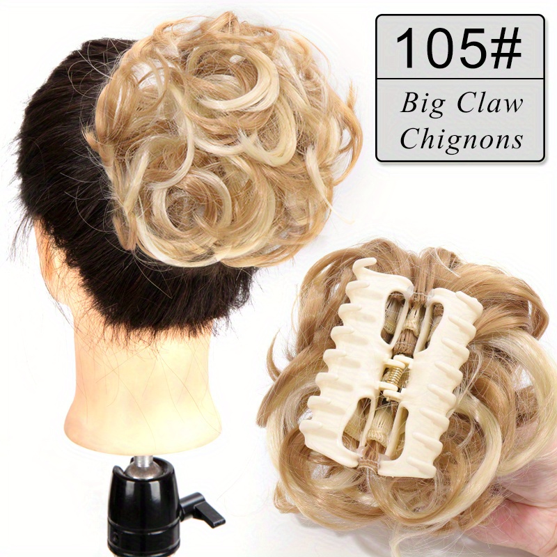 Messy Bun Hair Piece Tousled Updo Hairpiece