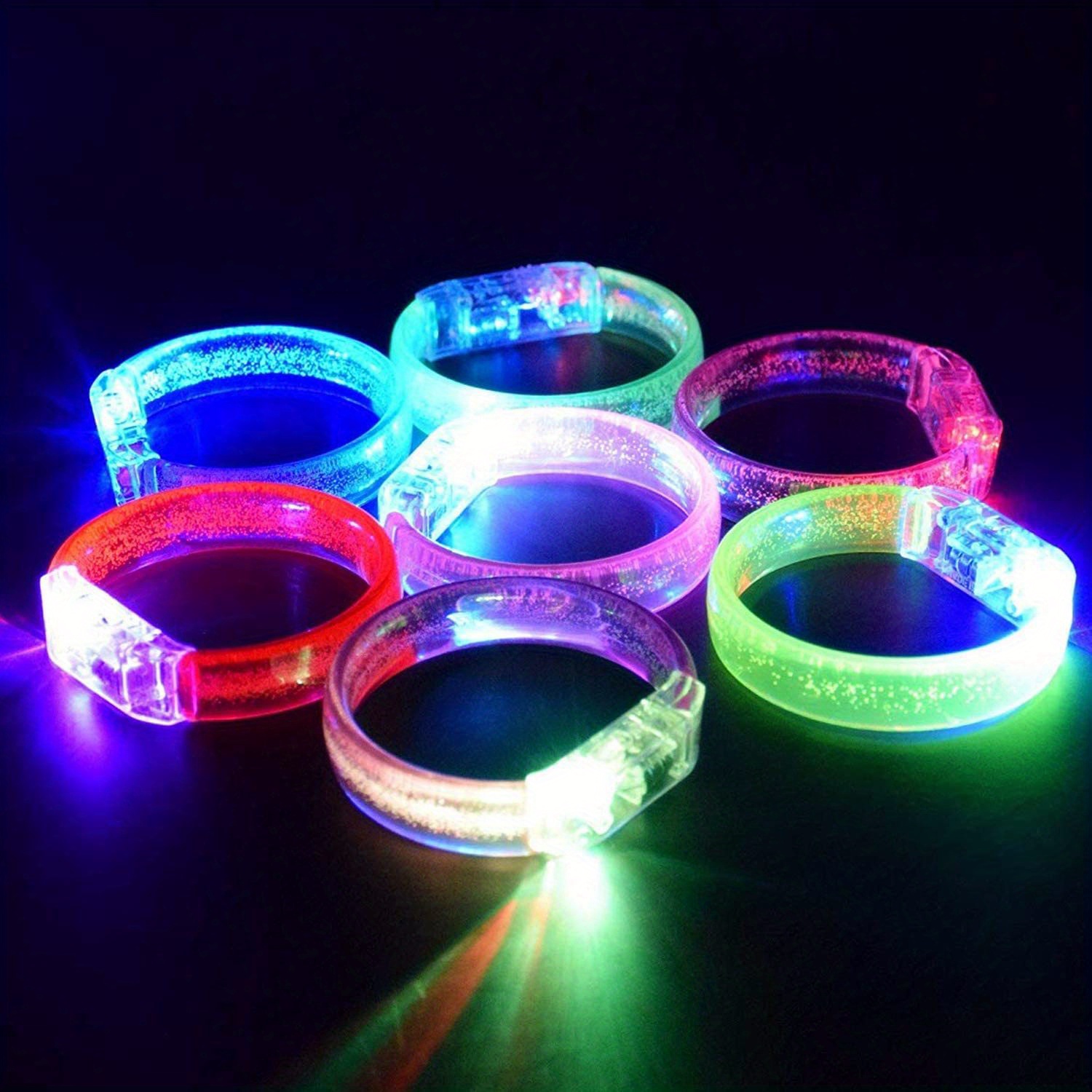 36 Packs Glow in The Dark Bracelets Neon Party Favors Wristband Silicone  Glow Bracelets for Party Favors Glow in The Dark Party Supplies Carnival