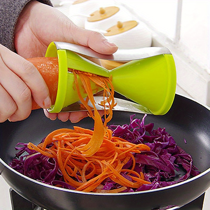 1pc Multi-functional Kitchen Vegetable Slicer, Spiral Shredder, Quick  Slicing, For Vegetables And Fruits