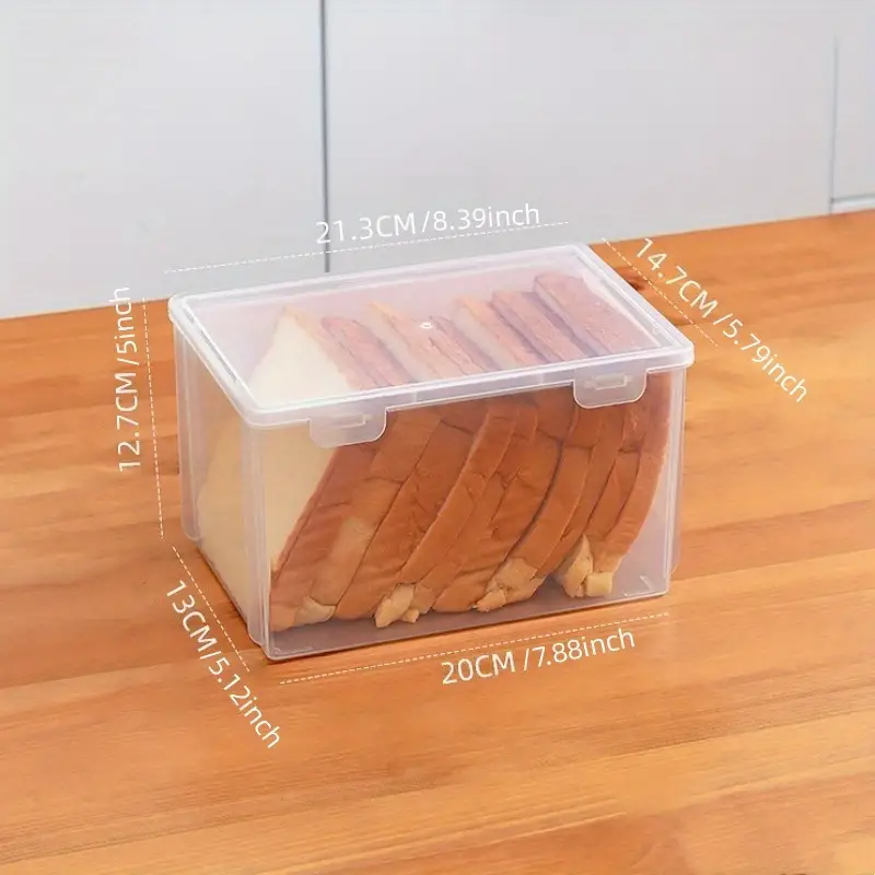 Storage Box Bread Refrigerator  Bread Storage Container Plastic