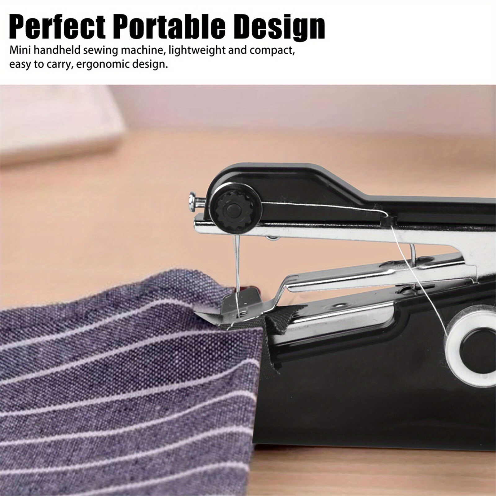 Portable Handheld Sewing Machine: Perfect Gift For Mom - Cordless, Electric  & Mini For Clothes & Pants!