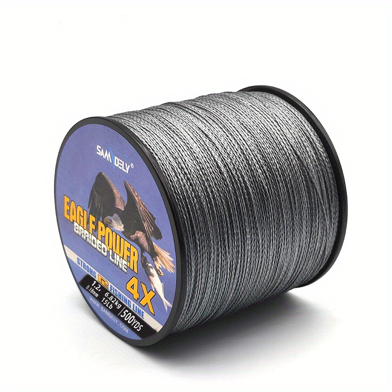 Samdely EaglePower Braided Fishing Line - Abrasion Resistant, Superior Knot  Strength - Test for Salt-Water, 10LB-80LB, 100-500 Yds - Blue Camo, Ocean