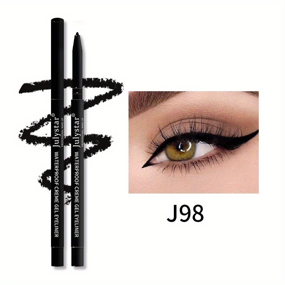 UV Fluorescent Eyeliner Gel Pen Waterproof Smudge Proof Pearly Eyeliner