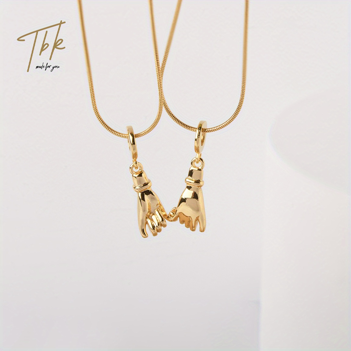 Pinky promise necklace on sale gold