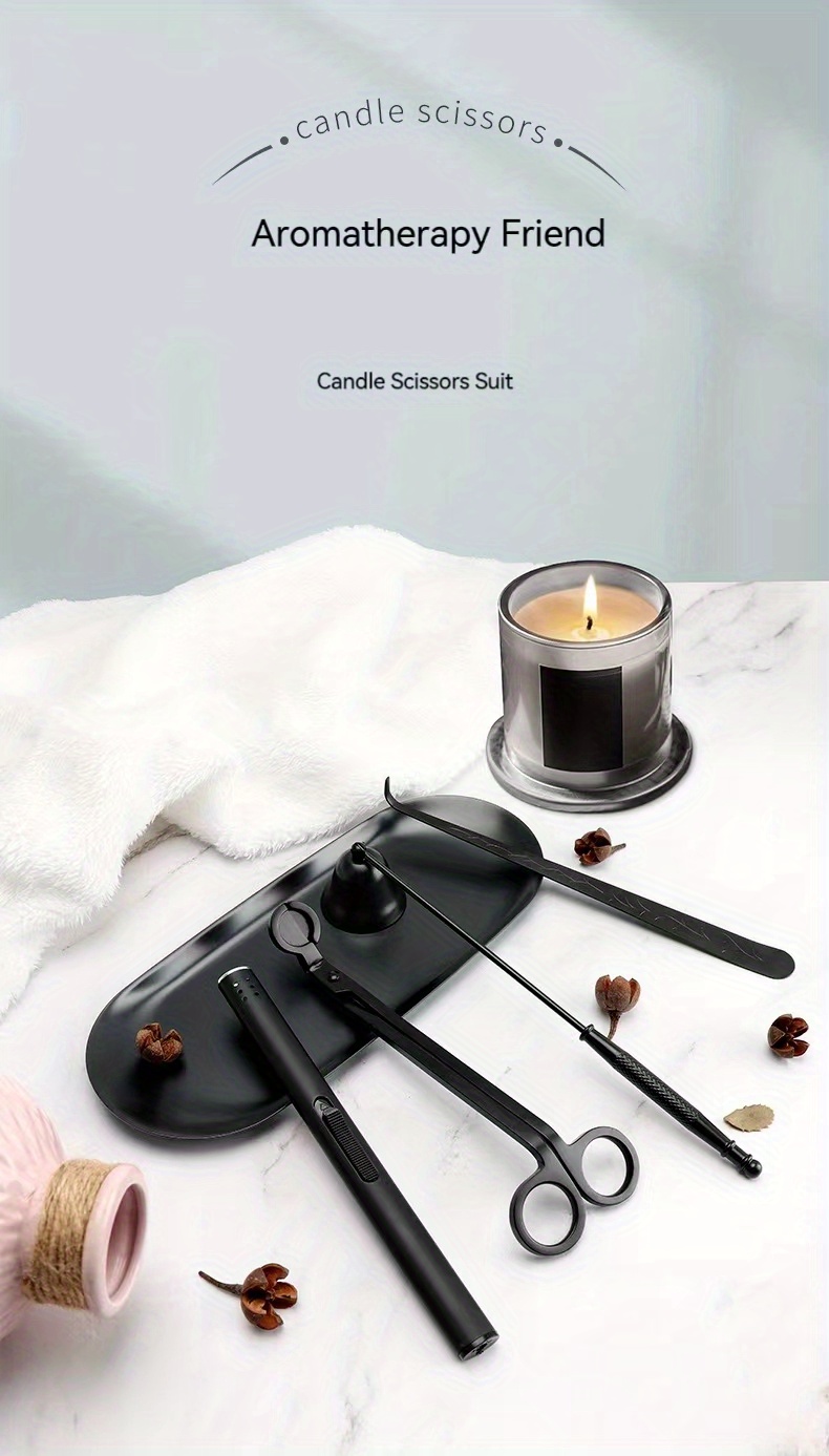 Candle Accessory Set Candle Wick Trimmer candle Cutter - Temu