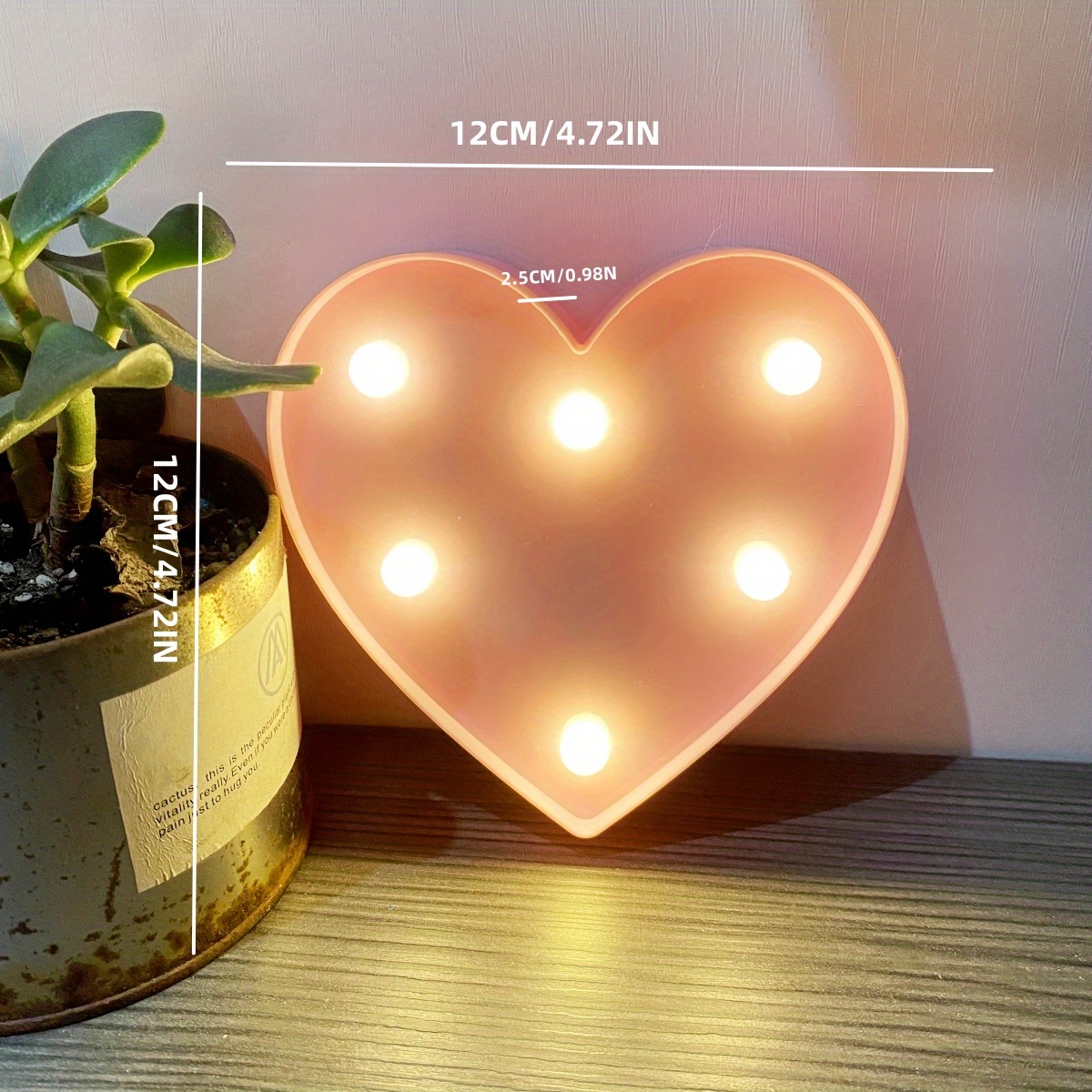 Bocal en verre avec déco LED intérieure H 8.5 cm - Sujets lumineux