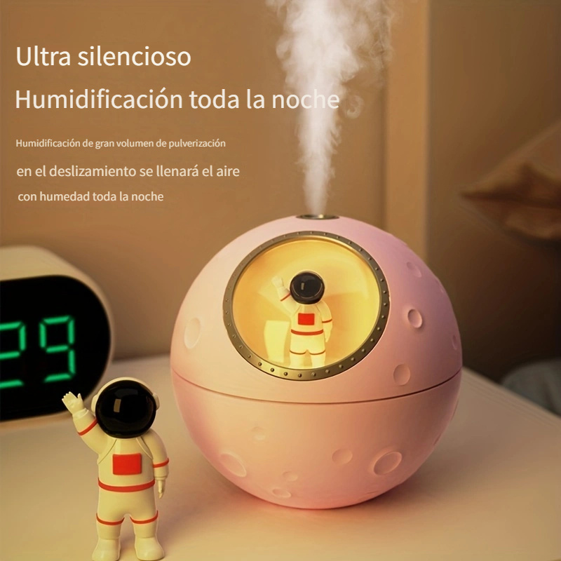 1 Pieza Humidificador Silencioso Alimentado Por Usb Con Función De