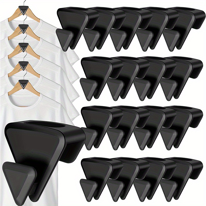 18pcs Triangles Clothes Hanger Connector Hooks Cascading Wardrobe