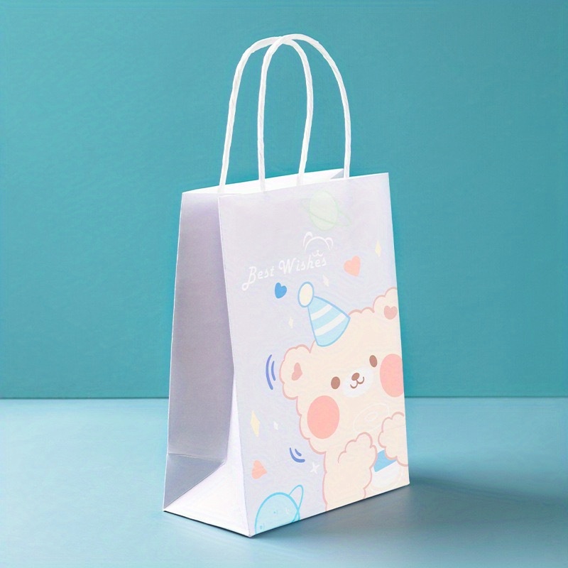  Kamisato Ayato 12 bolsas de regalo de fiesta de dibujos  animados, bonita bolsa de papel para fiesta, práctica bolsa de caramelo,  decoración de fiesta de cumpleaños infantil : Hogar y Cocina