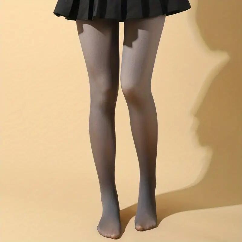 Women's Thermal Tights Fake Translucent Leggings Winter - Temu Japan