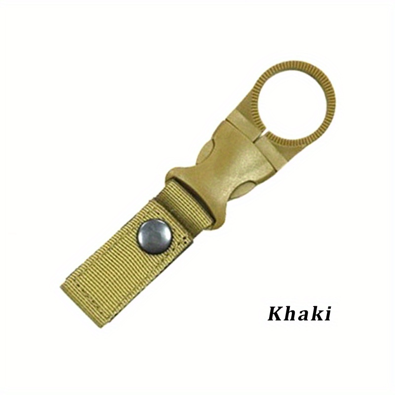 Portable Hanging Bottle Buckle Clip Carabiner Tool 1PC Mineral Water Bottle  Ring Holder Belt Keychain for Outdoor Camping Hiking Mountaineering