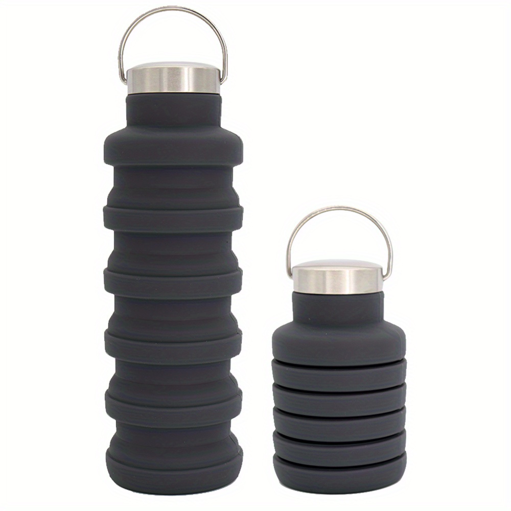 Water Bottle with Straw,Plastic Sports Water Bottle with Flip-Up Lid and  Spring Buckle for Outdoor