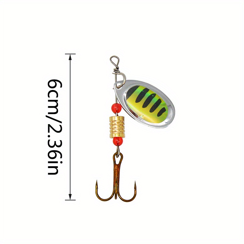 10pcs/Set Fishing Lure Spinnerbait Bass Trout Salmon Hard Metal Spinner  Baits Kit with Tackle Boxes