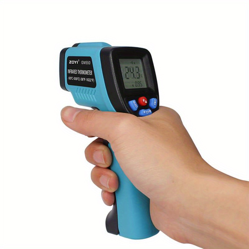 1pc Zoyi Gm550 Infrarot-thermometer Industrielle Hochpräzise Intelligente  Einstellbare Wartung Elektriker Öltemperatur, Jetzt Für Zeitlich Begrenzte  Angebote Einkaufen