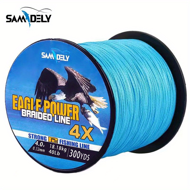  LinHiver Braided Fishing Line, Strong Power, Great Abrasion  Resistance, Thin Diameter, No Stretch, Low Memory and High  Sensitivity(547Yds, 20LB Blue) : Sports & Outdoors