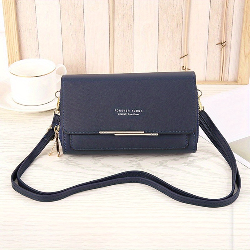 Letter Graphic Square Bag PU