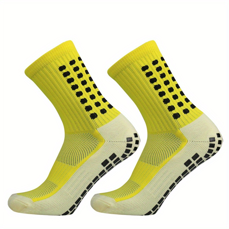Anti Slip Cotton Yellow Youth Soccer Socks For Women And Men High Quality  Calcetines Sport, Same Type As Trusox Cw2789 From Hyf5456, $10.29