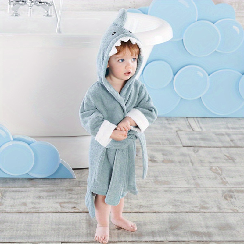 BlueMello Bata de baño Baby Fox | Bata con capucha ultrasuave para niños  pequeños de 0 a 6 meses | Toalla de baño esencial para bebés | Ideal para