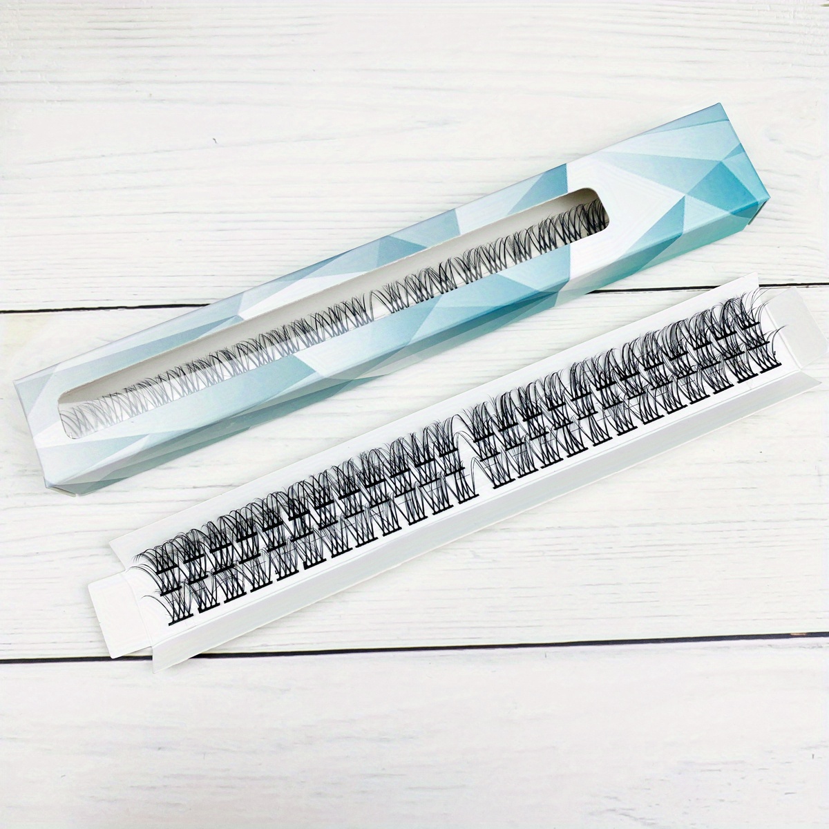 D Curling Lash Clusters Volume 100 Wispy Lashes DIY Use At Home 14mm