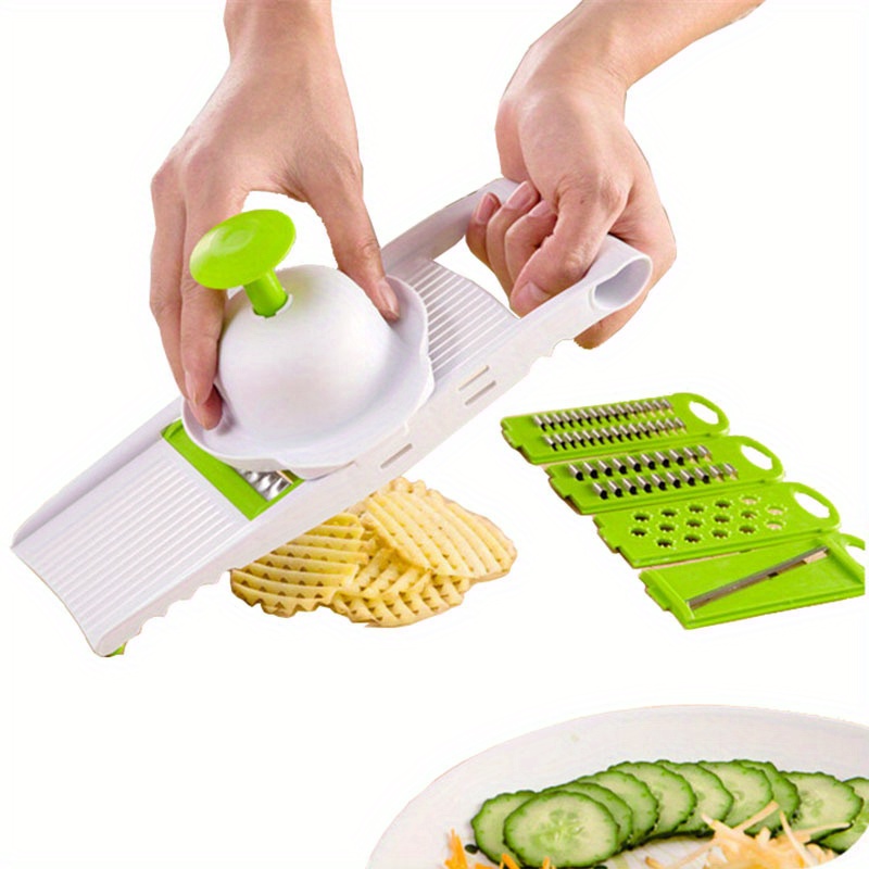 Metal Mandolines, Multifunctional Vegetable Cutter, Potato Slicer, Shredded  Slicing Knife, Food Chopper, Onion Chopper, Garlic Mincer - Temu