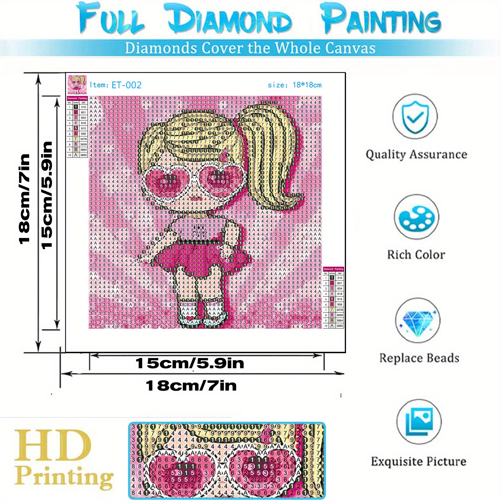 Gem Art Artificial Diamond Painting Diamond Painting Kit 5d - Temu