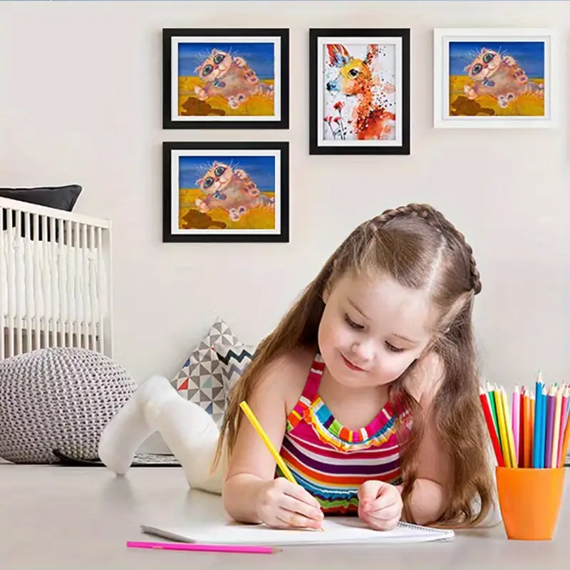1 Pc Cadres D'art Pour Enfants Pour Format De Papier A4 - Temu France