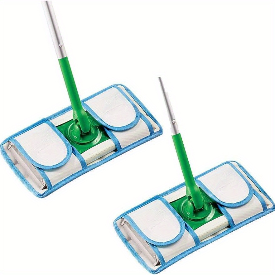 2pcs Reutilisables Microfibre Mop Pads Compatible Avec - Temu Canada