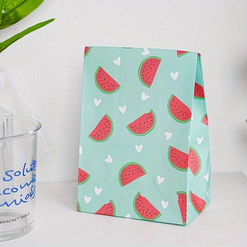 Green Strawberries Wrapping Paper Sheet