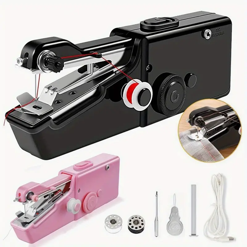 Mobile Sewer, Handysewer Portable Sewing Machine, 2024 Best Handheld Sewing  Mach