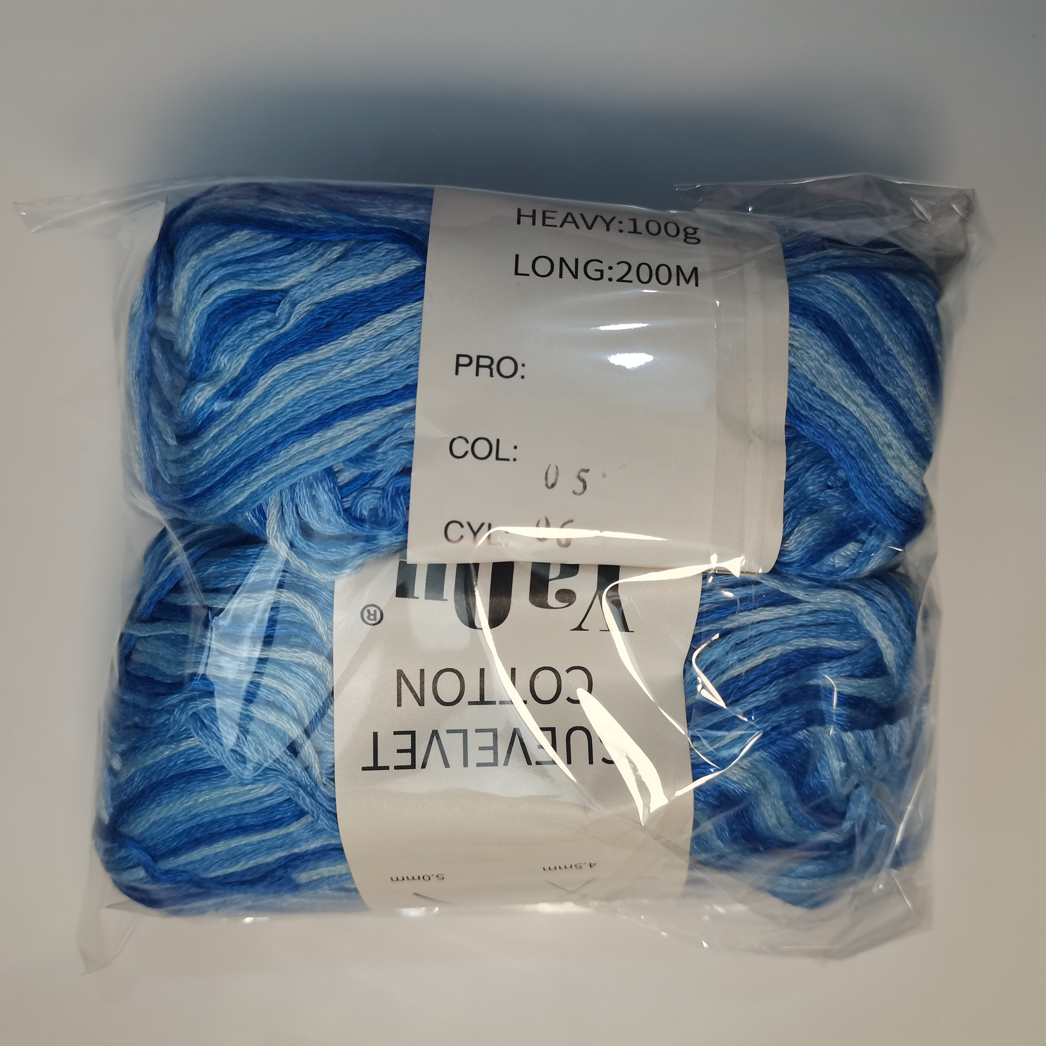 70% Cotton 30% Nylon Knitting Cotton Gradient Yarn Soft Warm - Temu