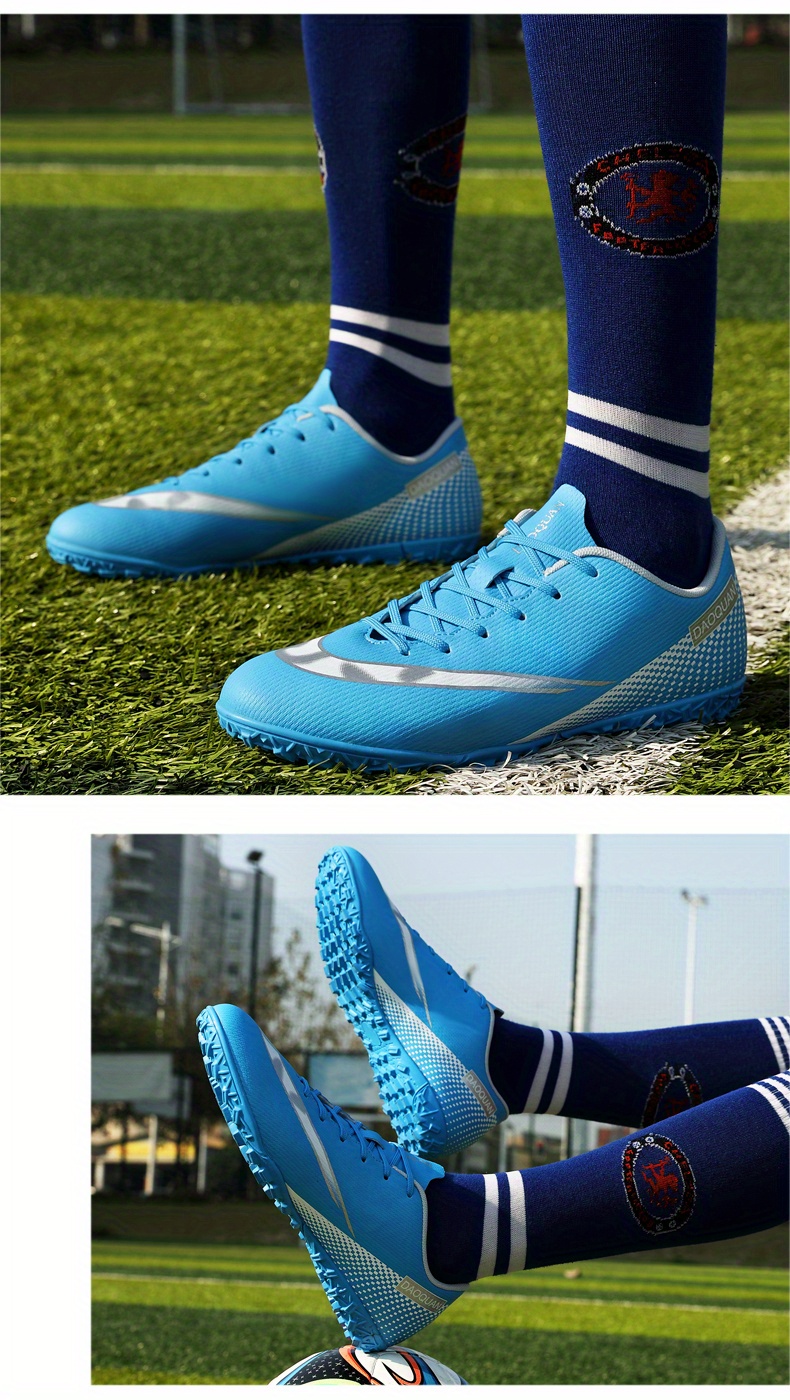 YXIAOL Zapatillas Fútbol Hombre Profesionales PU Transpirable Hombres para  niños Adolescentes Antideslizantes Resistentes Desgaste Zapatos Deportivos  fútbol al Aire Libre,01-35 EU : : Moda