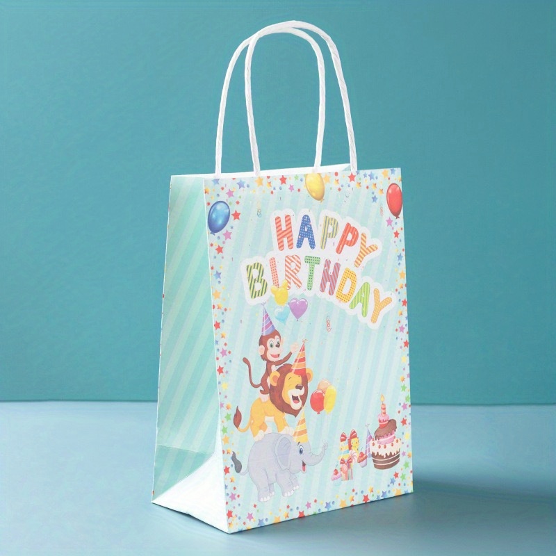  Kamisato Ayato 12 bolsas de regalo de fiesta de dibujos  animados, bonita bolsa de papel para fiesta, práctica bolsa de caramelo,  decoración de fiesta de cumpleaños infantil : Hogar y Cocina