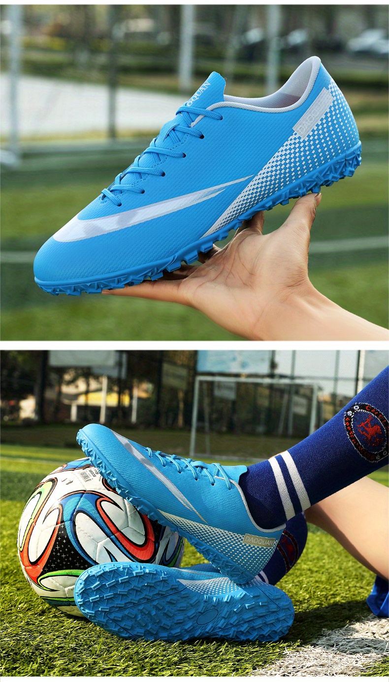 YXIAOL Zapatillas Fútbol Hombre Profesionales PU Transpirable Hombres para  niños Adolescentes Antideslizantes Resistentes Desgaste Zapatos Deportivos  fútbol al Aire Libre,01-35 EU : : Moda