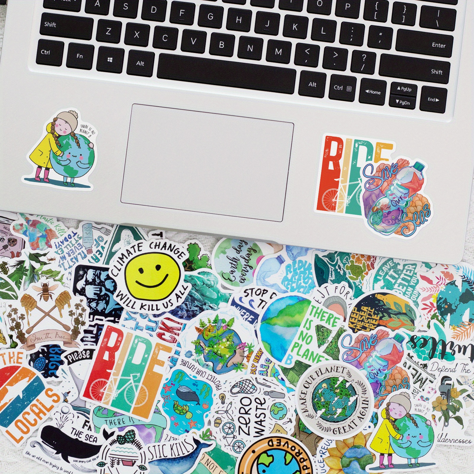 Environmental Protection Stickers Earth Stickers Save Earth Temu