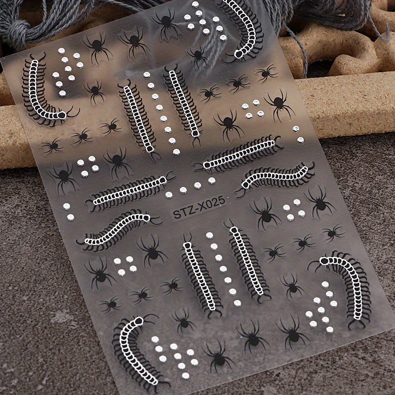 5D Self Adhesive Geometric Nail Art Stickers