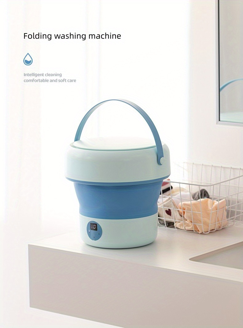 Foldable Washing Machine - Portable Washing Machine for Baby/Girls  Clothes/Socks/Underwear/Towels - AliExpress