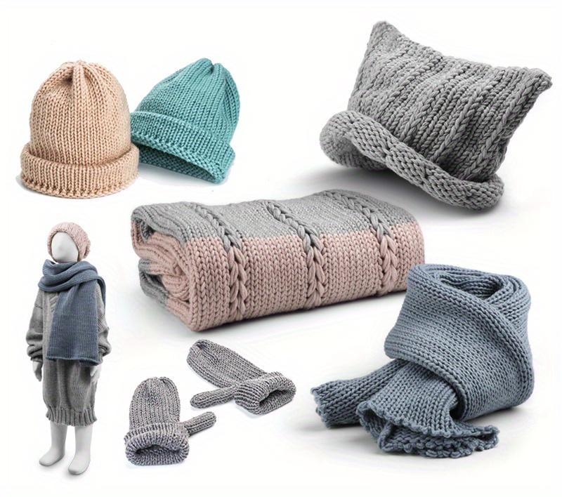 1 ensemble de 40 aiguilles, Machine à tricoter manuelle, écharpe, chapeau,  adulte, outil de tricot automatique pour vêtements, bricolage, outil de tri