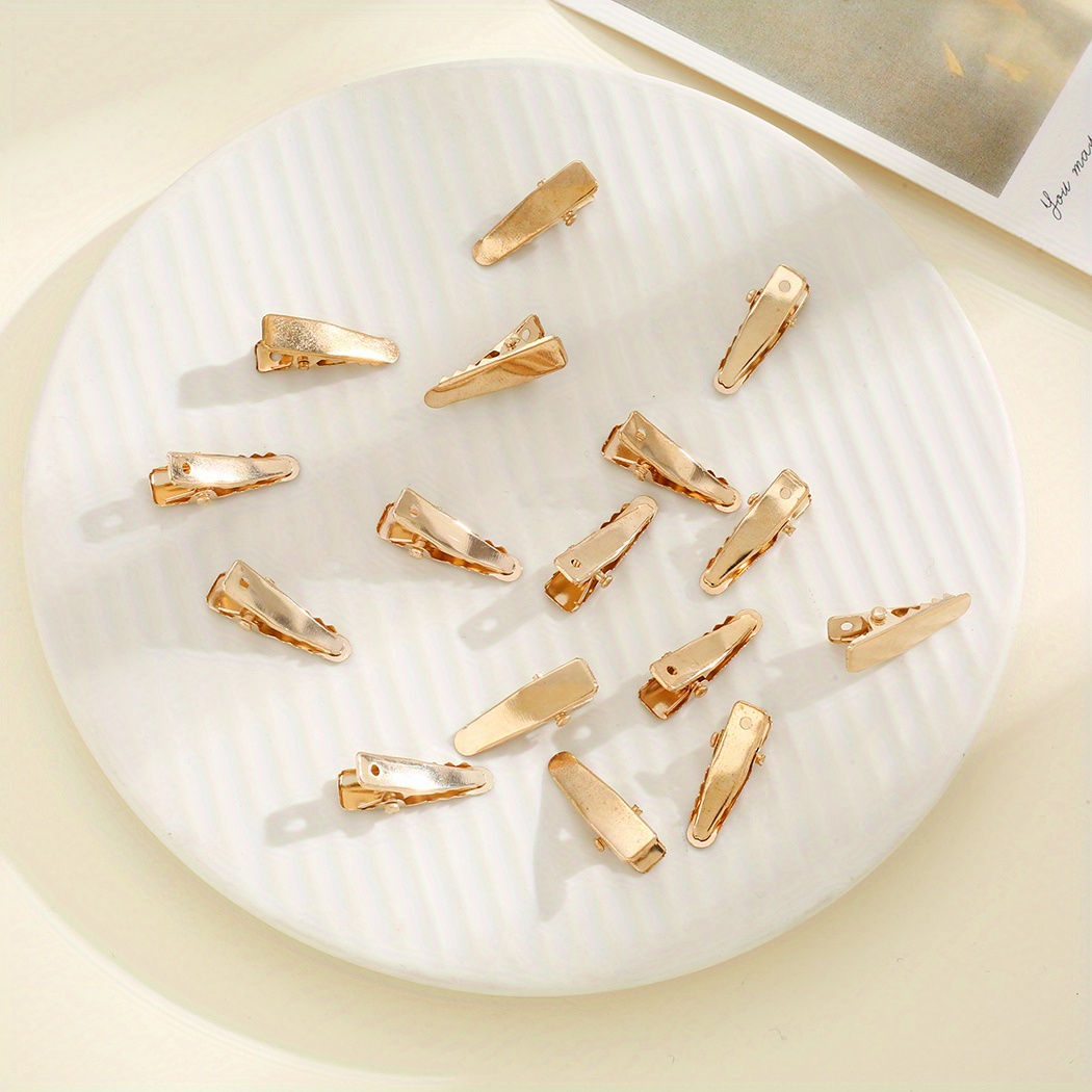 2.5cm Duckbill Clips With Holes, Mini Pointed Clips, 20pcs Set
