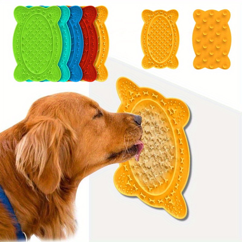 Lick Mat Slow Feeder Dog Bowl Set Promotes Healthy Eating - Temu