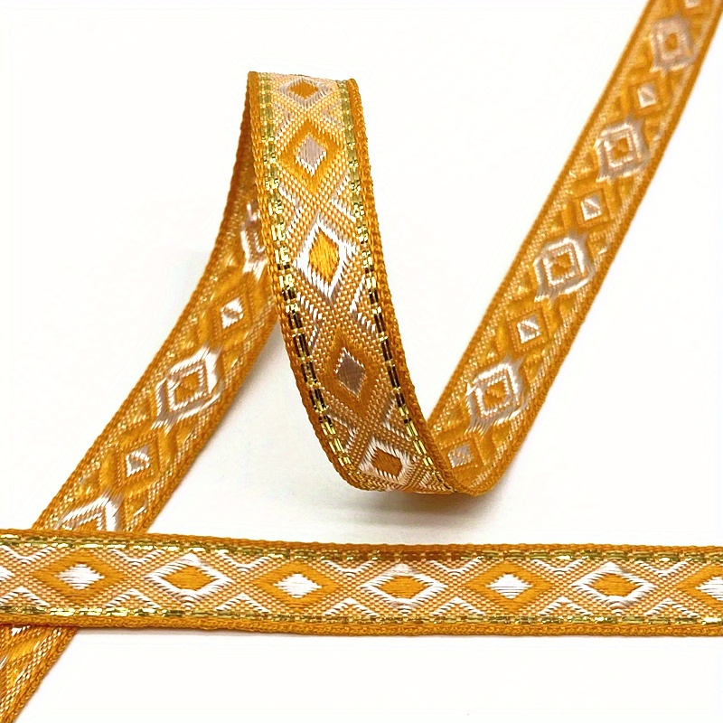 Vintage Ethnic Style Embroidery Ribbon Lace Trim Diy Clothes - Temu