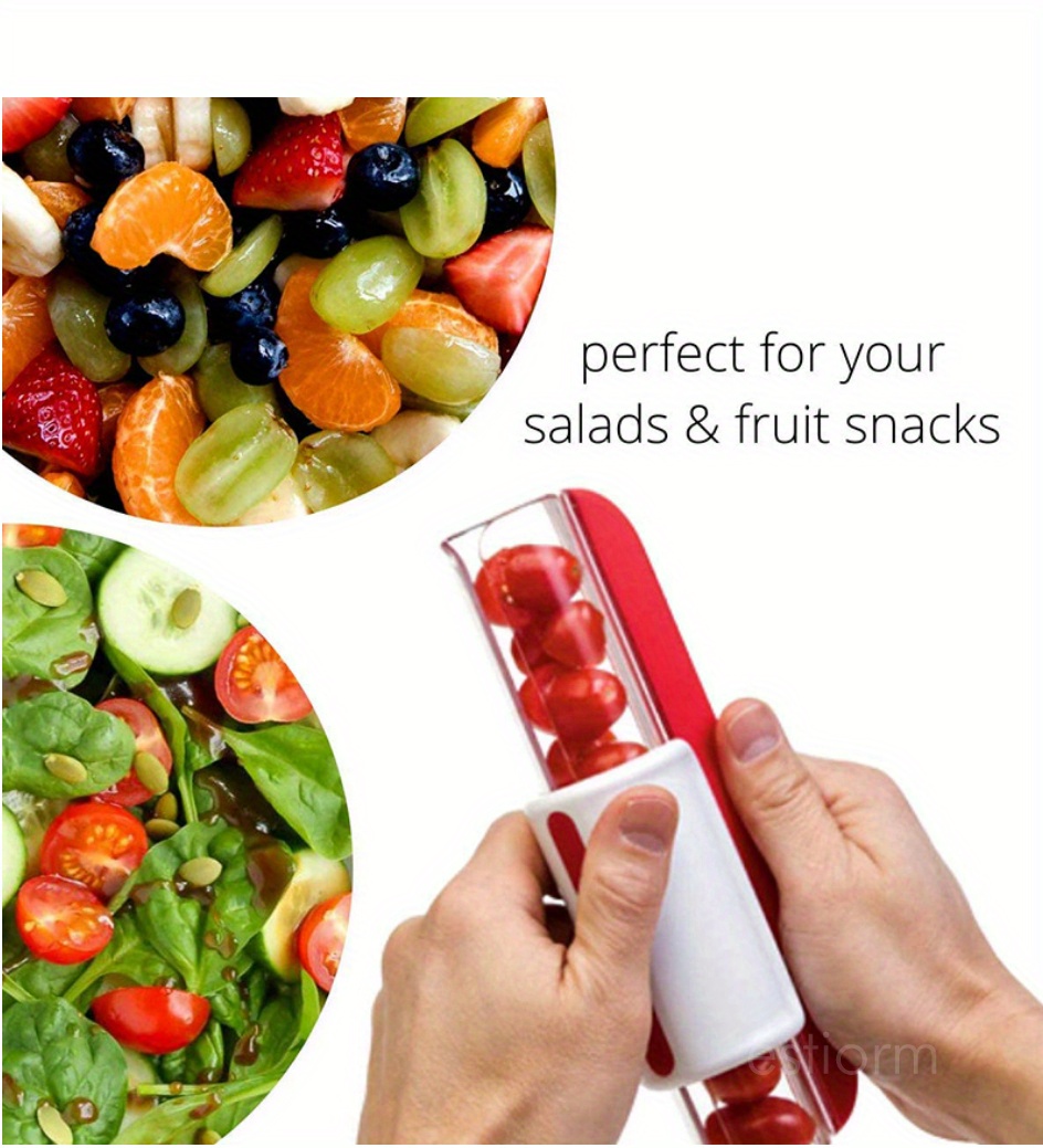 Rapid Slicer: Time-Saving Cutter For Cherry Tomatoes, Grapes & More