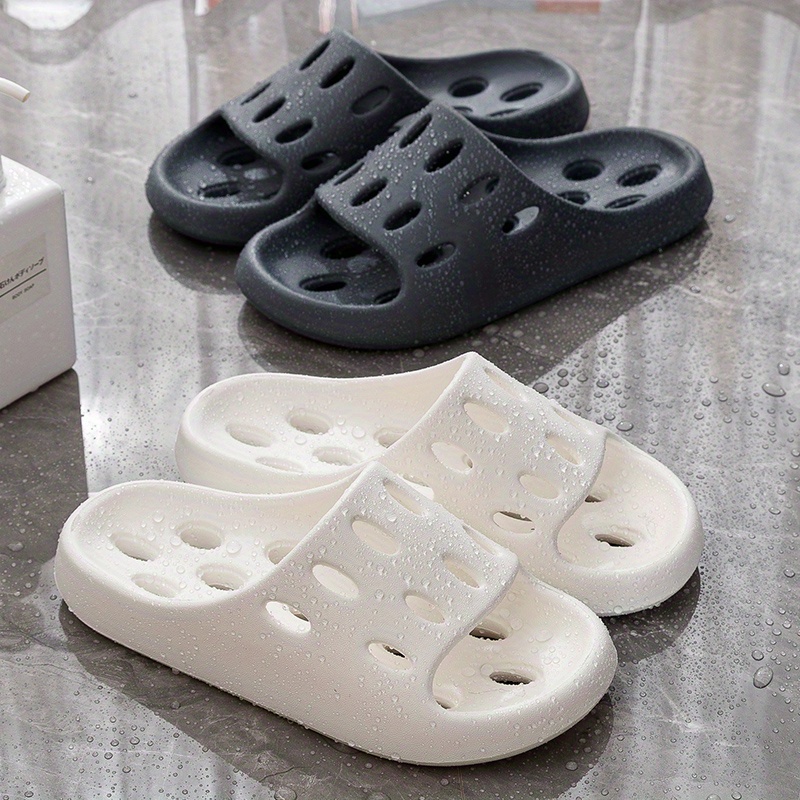 Hollow Sole Pillow Slides Minimalist Solid Quick Drying Non Temu New