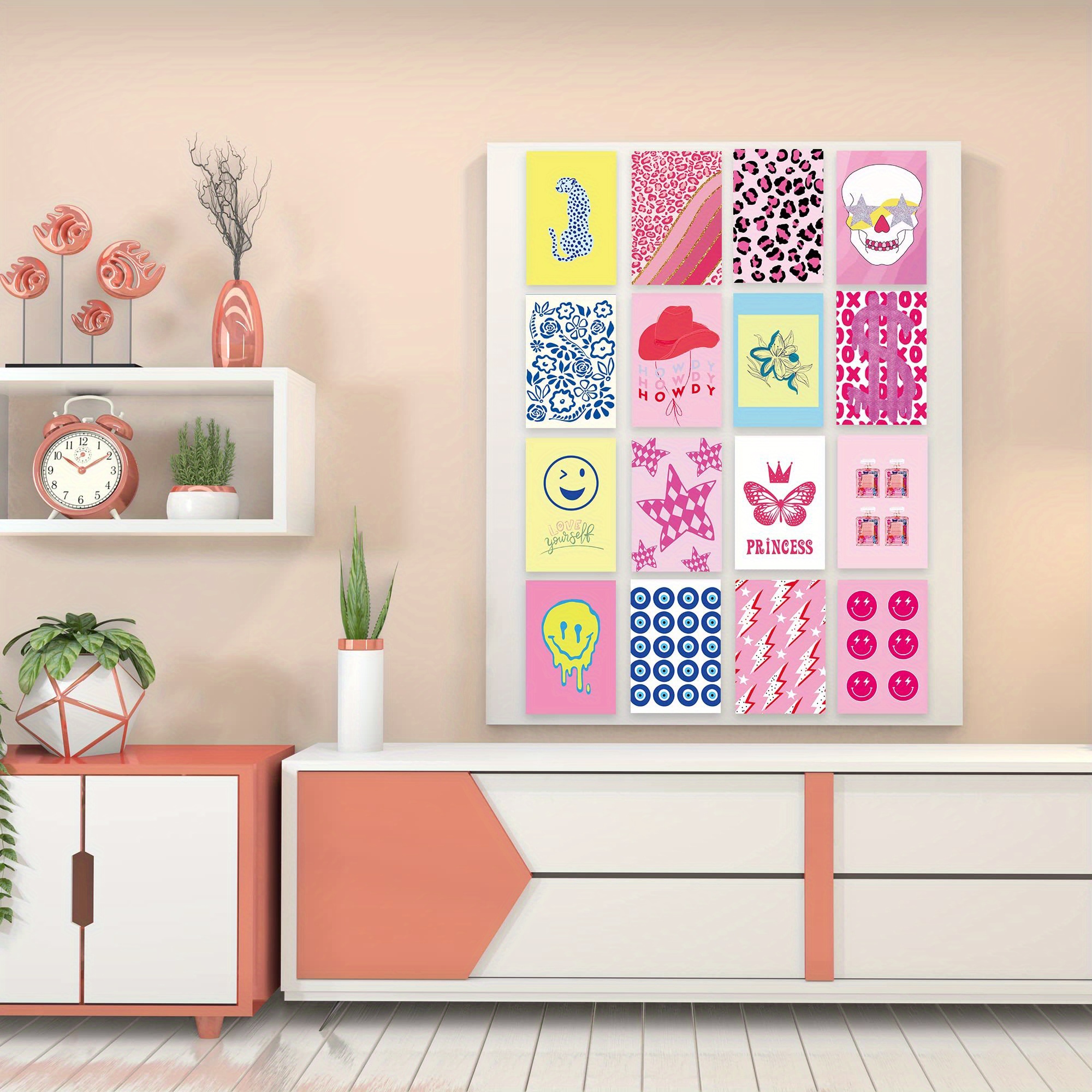 Minimalist Wall Art For Room Decor Aesthetic Danish - Temu