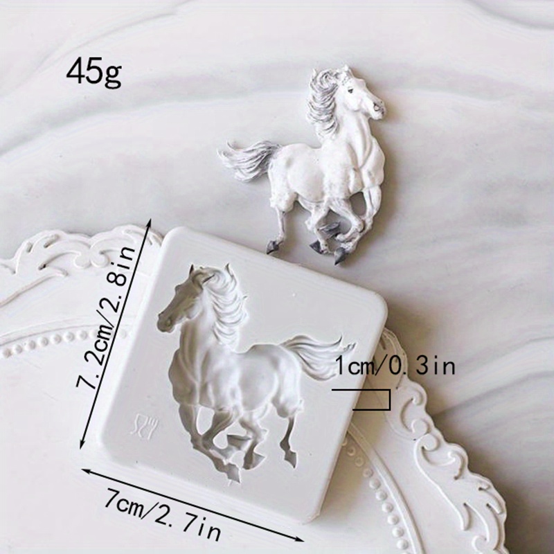 Acheter Moule en Silicone 3D en forme de cheval de troie, pour gâteau  Fondant, Biscuits au chocolat, outils de décoration de mariage